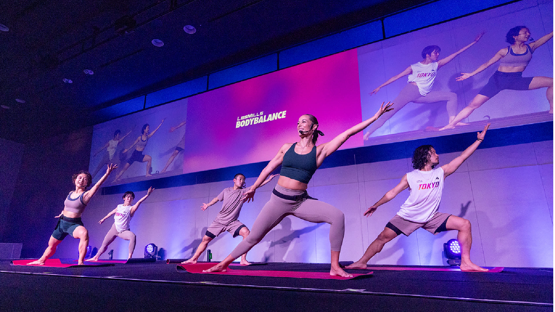 LES MILLS LIVE TOKYOの様子